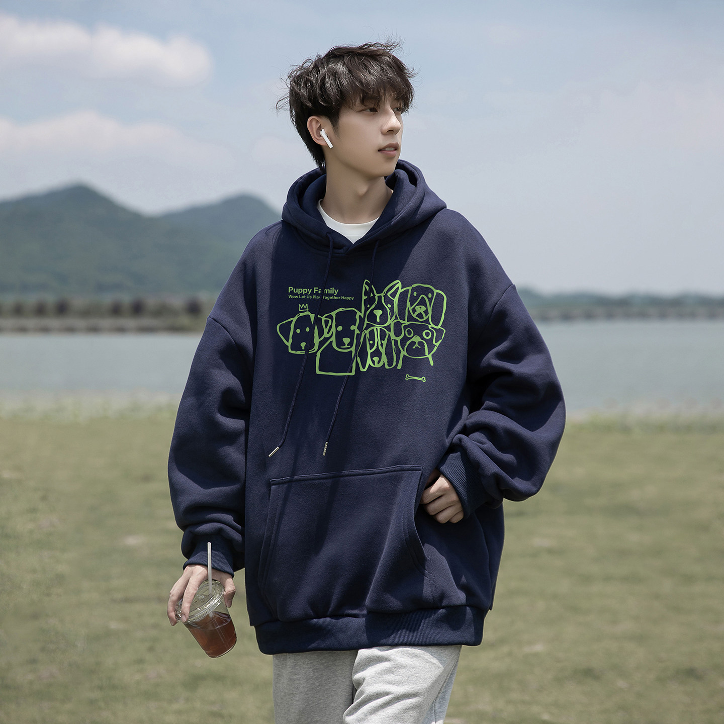2025连帽卫衣A336-1-HH1415-P58-限价78加绒HH1415JR-P68-限价88,男装卫衣,电商A336-1