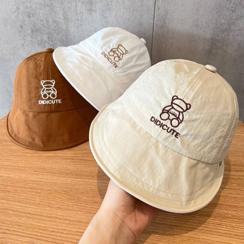 儿童帽子春秋渔夫帽宝宝小孩鸭舌帽男女童夏季防晒遮阳帽超薄速干