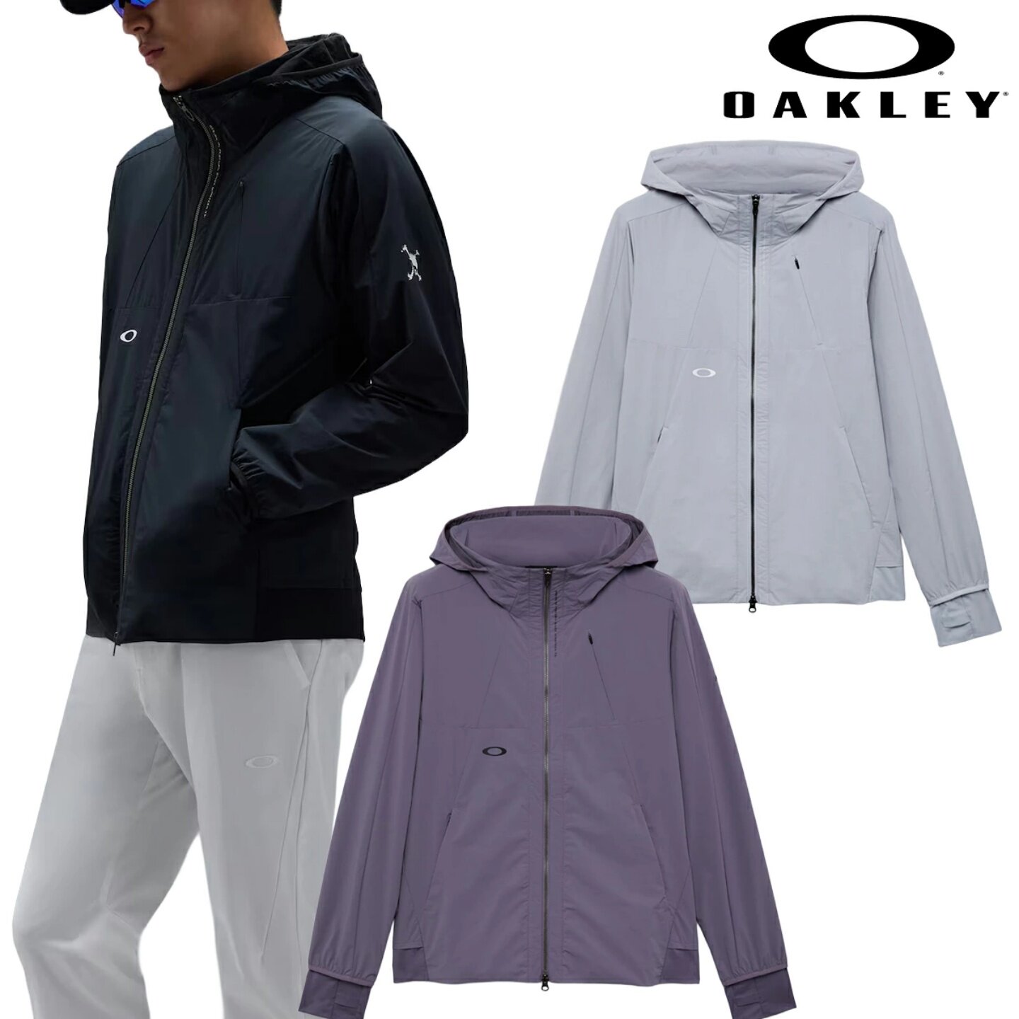 日本正品Oakley欧克利26年新款男士时尚休闲轻便连帽夹克外套代购