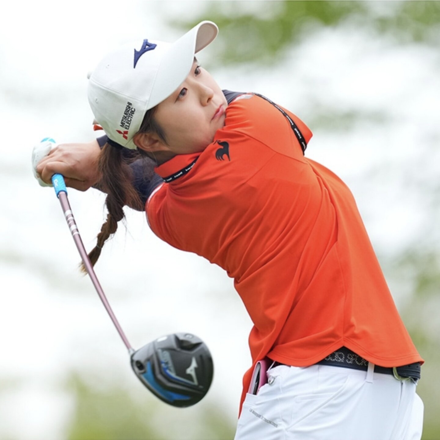 巡回赛限量版Mizuno美津浓防晒刺绣标纯棉高尔夫球帽日本正品26新