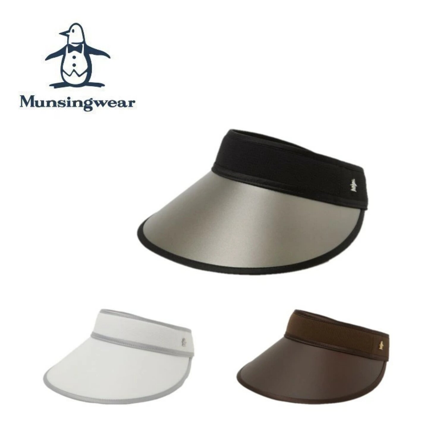 26春夏日本Munsingwear万星威女士高尔夫球帽空顶大檐防晒帽正品