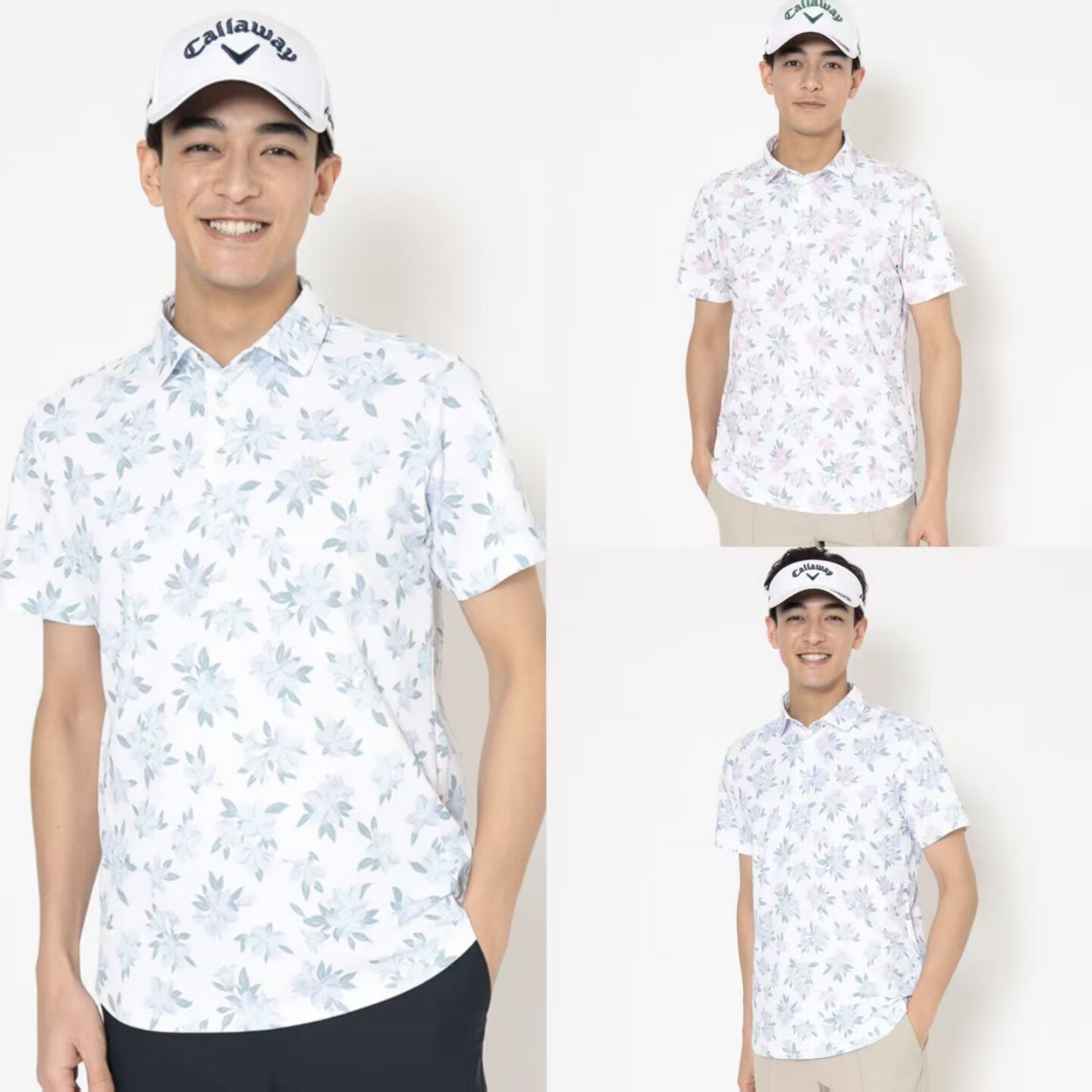日本正品Callaway卡拉威26春夏高端红标印花高尔夫男装短袖POLO衫