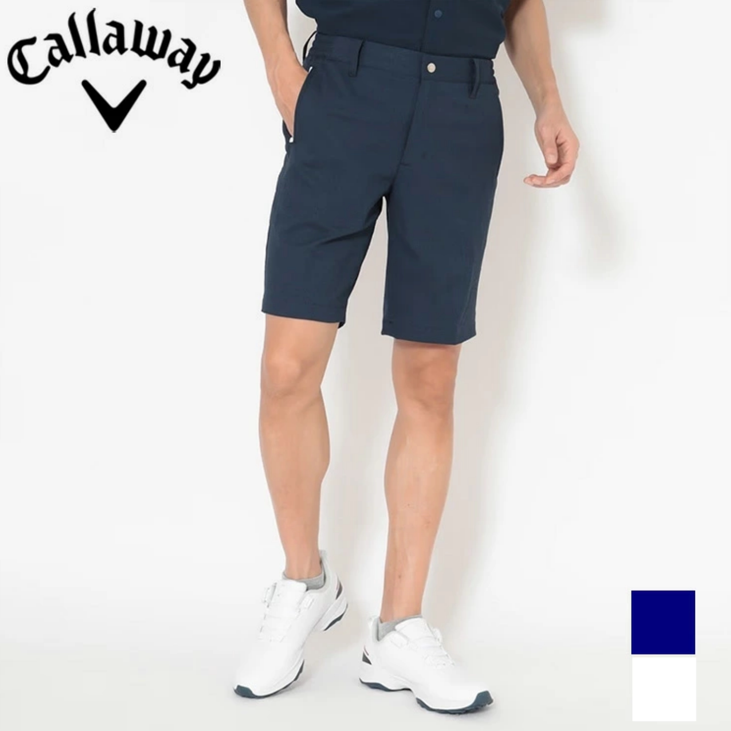 日本代购新款Callaway卡拉威高尔夫裤子服装男弹力4L休闲运动短裤