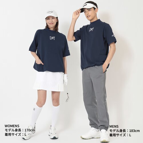 26新日本Callaway卡拉威男女情侣款高尔夫短袖宽松上衣4L正品代购