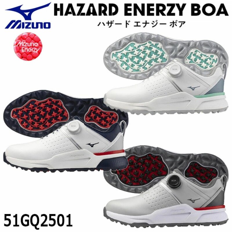 25年春夏日本直邮MIZUNO男士BOA美津浓高尔夫球鞋防水4E宽楦正品