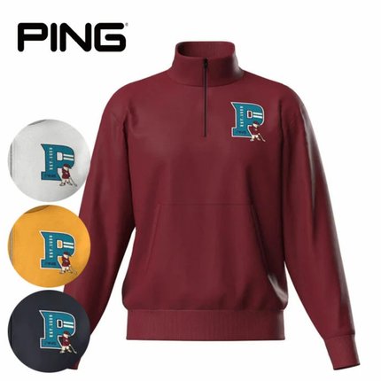 25年款日本Mr. Ping Golf 秋冬男高尔夫长袖半拉链针织衫毛衣正品