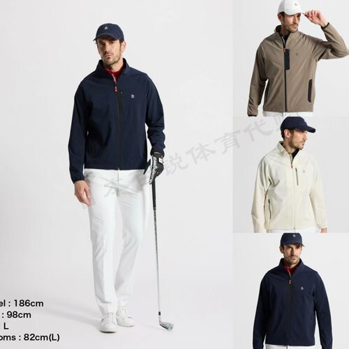 Munsingwear万星威春秋高尔夫男运动防水夹克外套日本正品26新款