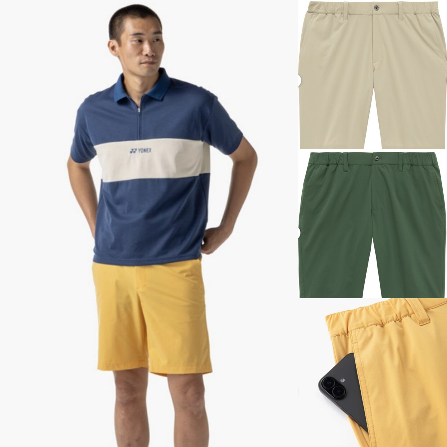 日本YONEX尤尼克斯26年夏新高尔夫男装速干休闲夏季短裤正品代购
