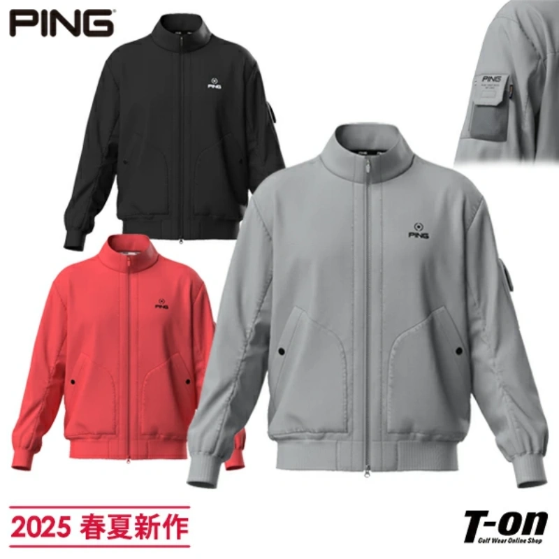 日本Ping Golf 日本25年春秋男士高尔夫服饰球服长袖外套夹克代购