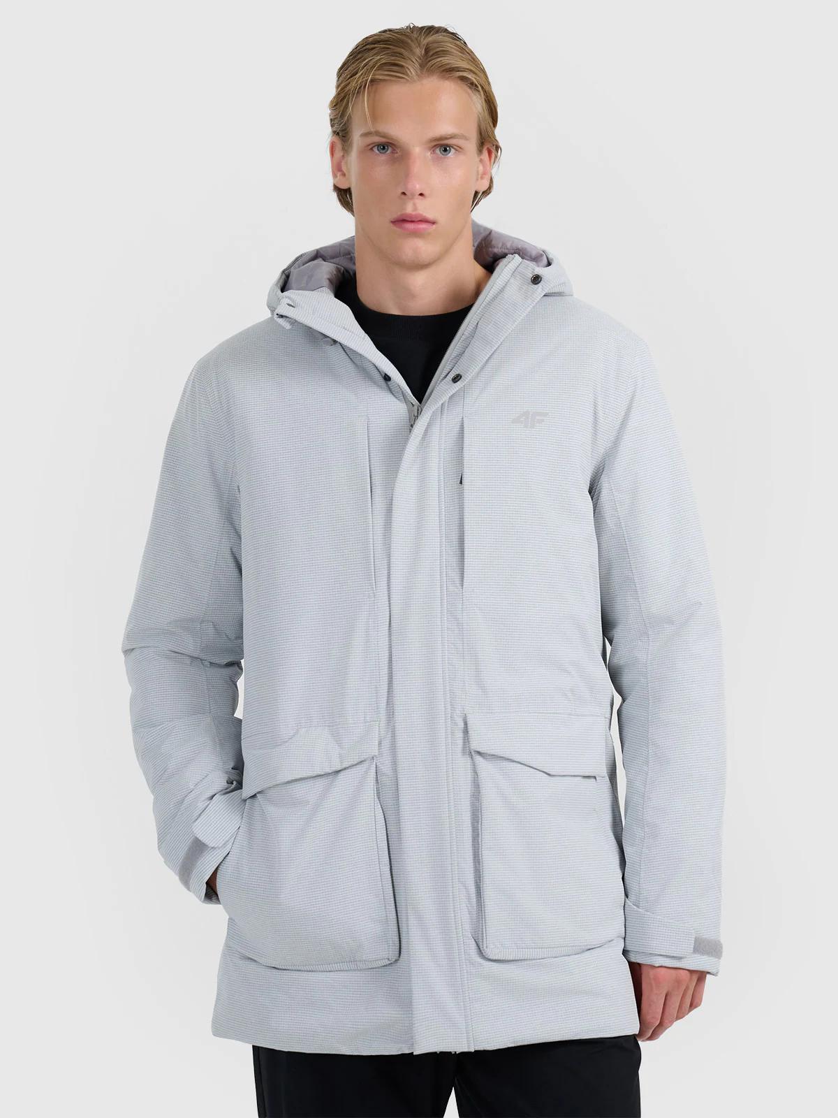 出口波兰4F男款中长款户外棉服 徒步服 防寒服八千防水五千透湿