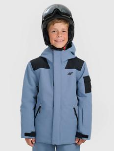 外贸原单出口波兰4f25年新款儿童滑雪服防水8000透湿5000滑雪上衣