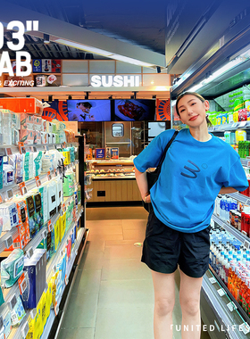 青岛03零叁 恶搞麦当劳麦门趣味男女INS美式小众街头发泡T恤短袖