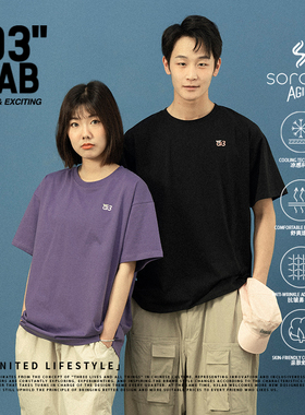 青岛03零叁 小布联名印花索罗娜防水露营骑行透气速干打底短袖T恤