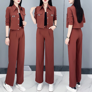 今年流行两件套2025早初春秋季新款洋气小个子减龄显瘦休闲套装女