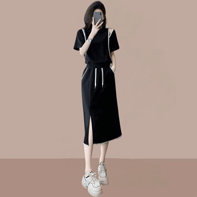 套装裙女连衣裙两件套夏季