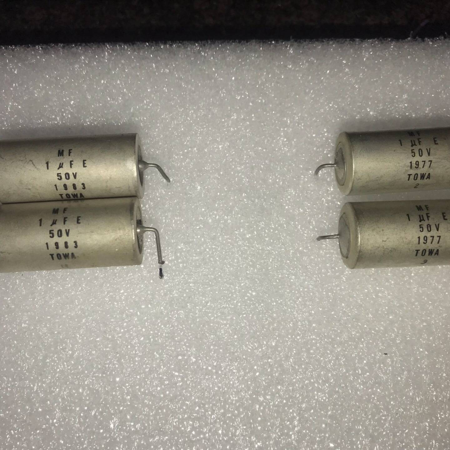 议价仪器TOWA精密铜壳油浸电解电容轴向电容可维修翻新图片