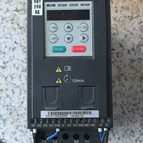 议价汇川MD200S0.75B变频器 0.75KW 220V可维修