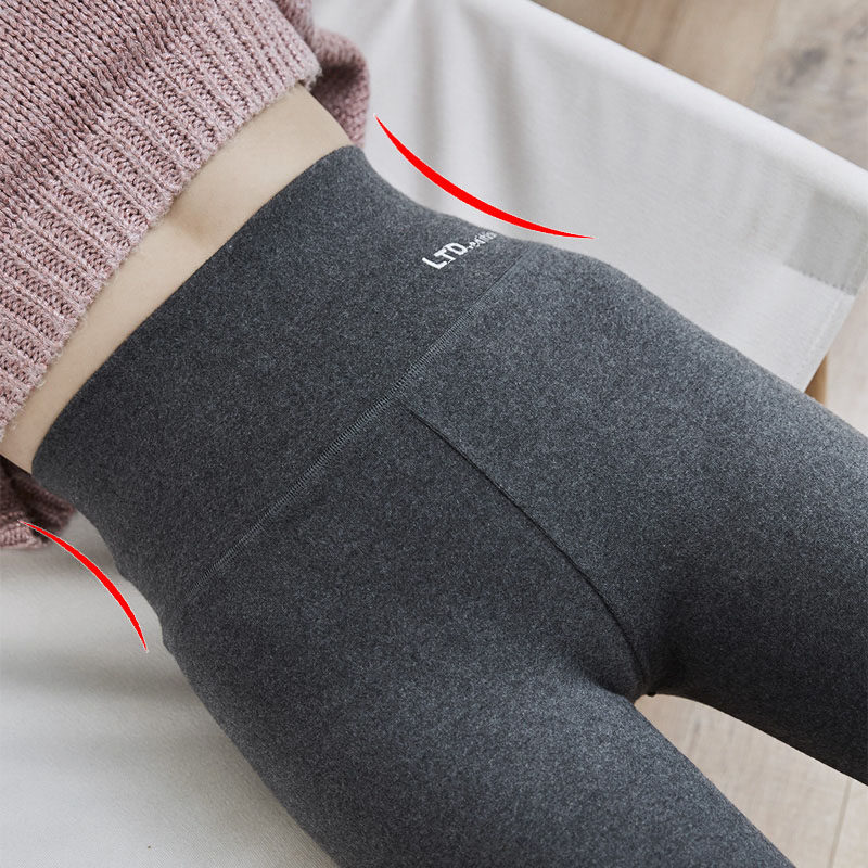 孕妇产后收腹高腰打底裤女春秋季纯棉产妇裤子秋冬款加绒外穿潮妈