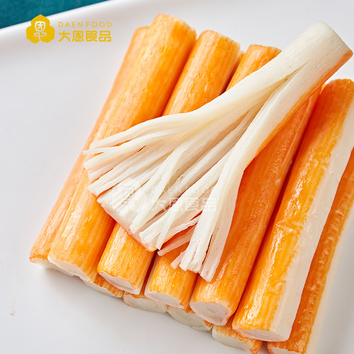 大恩蟹味棒3kg商用纯鳕鱼浆