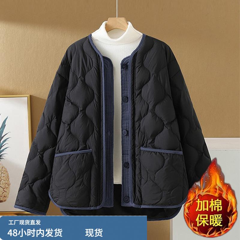 羽绒棉衣女士秋冬2025年新款爆款加棉加厚小个子保暖棉袄棉服外套