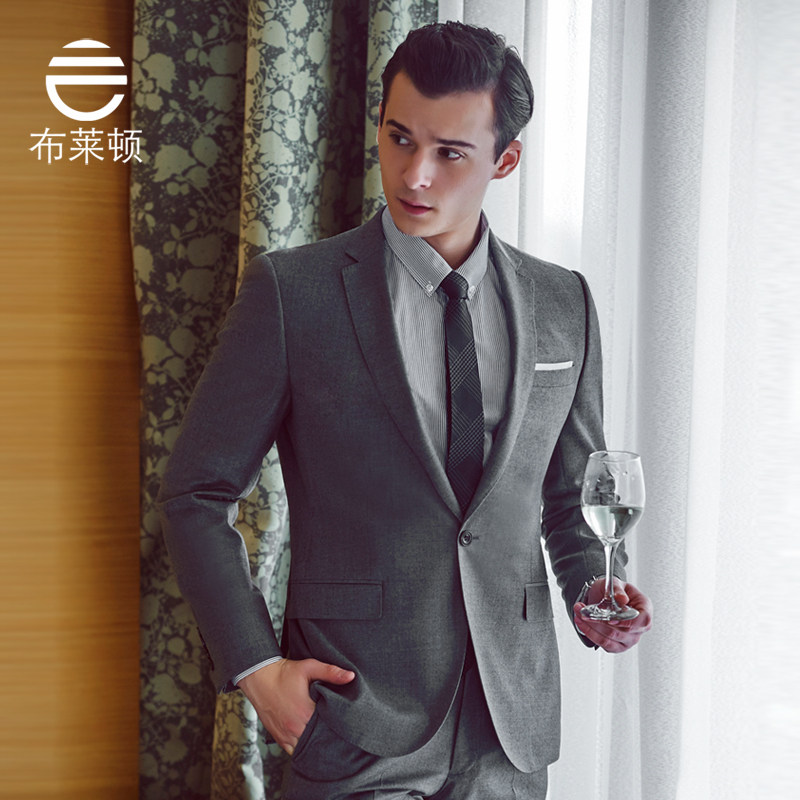 Costume homme MENSPLANET en laine pour printemps - Ref 1557324 Image 5