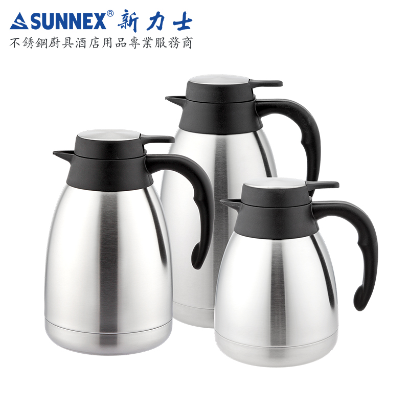 SUNNEX新力士砂光真空保温壶 不锈钢顶盖  1升 1.5升 2升C10005D 餐饮具 保温壶 原图主图