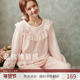 日系可爱加绒加厚法兰绒家居服套装 RoseTree珊瑚绒睡衣女款 秋冬季