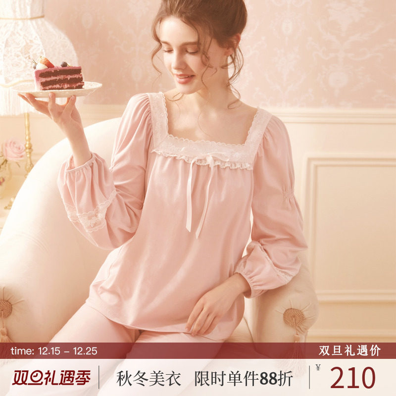 长袖纯棉睡衣睡衣长袖纯棉家居服