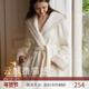 RoseTree珊瑚绒睡袍女秋冬季 长款 加厚法兰绒睡裙甜美少女连帽睡衣