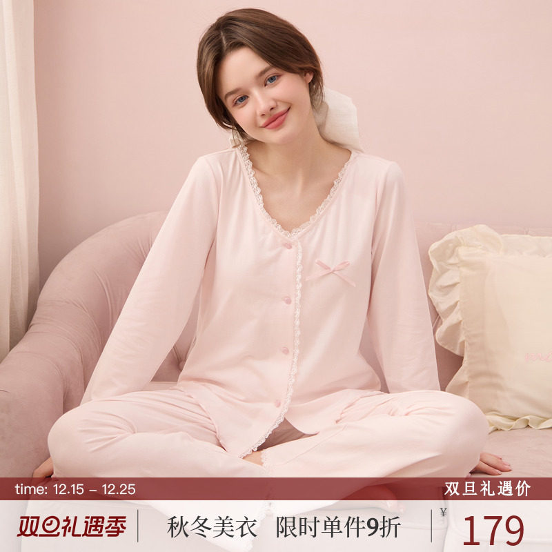 RoseTree甜美少女公主风棉莫长袖