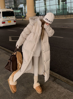 KMZD 柏林雾冬 一件过冬630g大棉被羽绒服三色连帽中长款女羽绒服