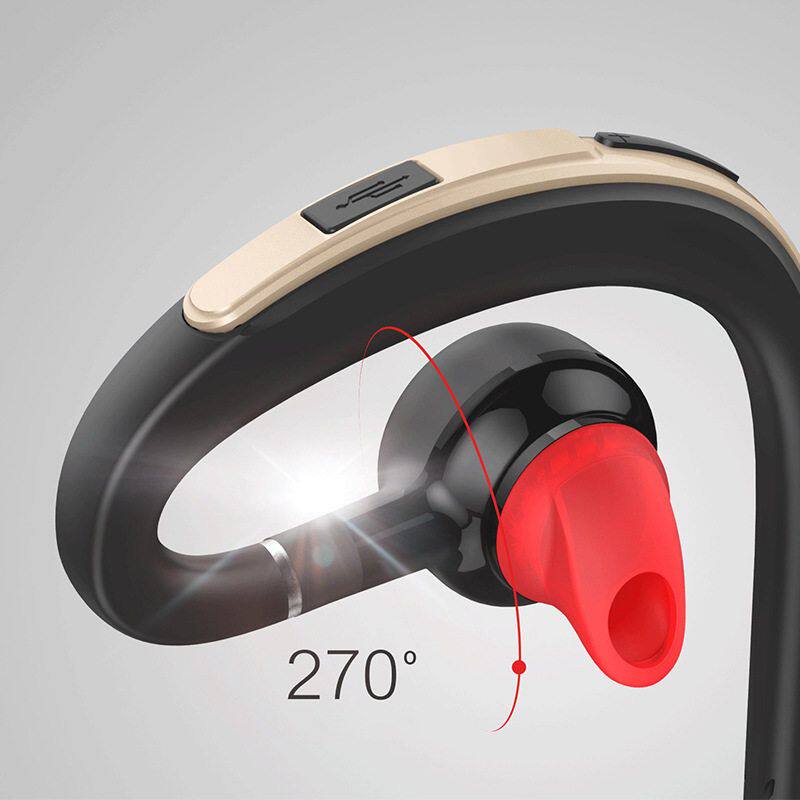 新款商务运动开车挂耳式迷你车载头戴式手机立体声无线蓝牙耳机华