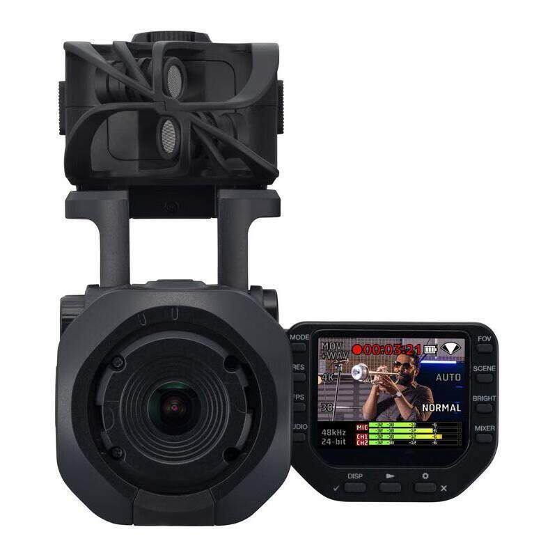 ZOOM Q8N-4K音视频一体便携摄录机麦克风 Q8N4K高清可充电式手持