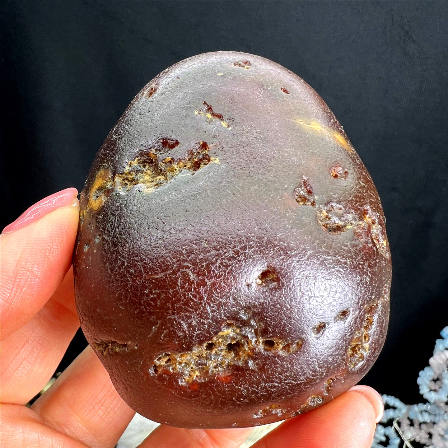 特价热卖马达加斯加玛瑙原石水冲籽料纯天然原皮原色奇石把玩摆件