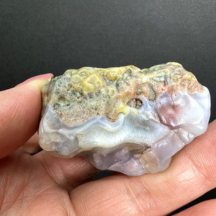 天然玛瑙水晶原石摆件0 风凌石戈壁石彩玉太湖石灵璧奇石吊坠手串