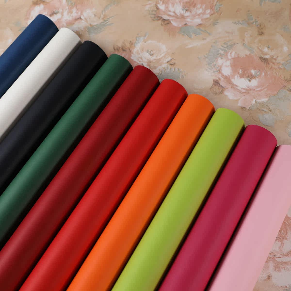 纯色纸礼物礼品包装纸高档ins风生日花束材料diy手工包书皮纸超大,文具电教/文化用品/商务用品,包装纸/蜂窝纸,淘宝优惠券,粉丝福利购,淘宝优惠卷