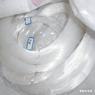 单丝胶丝散装渔网丝织网线编花线渔具线白色透明胶丝绳胶线