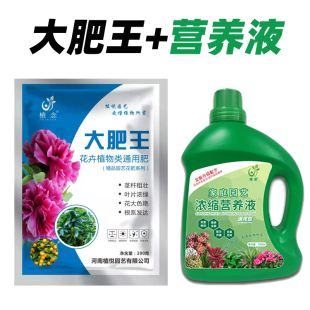 大肥王 包邮 花卉专用肥料通用花草肥盆景花肥营养土全效有机复合肥