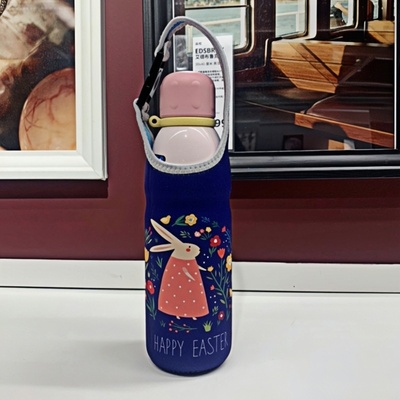 UOOHA悠哈保温杯套600ml水壶套杯子袋儿童学生防摔套水壶套