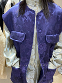 FANG 品牌授权 23FW设计师品牌印花真丝马甲