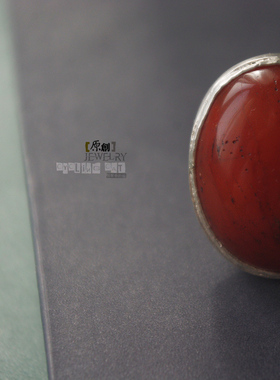 南红玛瑙骑单车原创设计风戒指