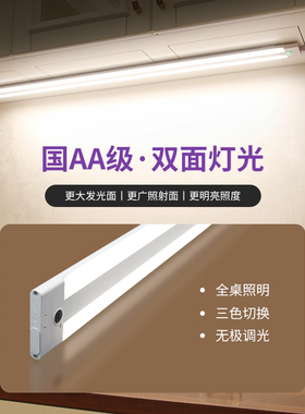 国AA级学生书桌台灯防蓝光多功能学习专用护眼灯条led居家工作灯