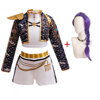 Halloween Kpop Demon Hunters cosplay the children's costumes of the Shaka Devil Boys and Girls thumbnail 8