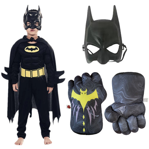 蝙蝠侠钢铁侠蜘蛛侠儿童节表演服