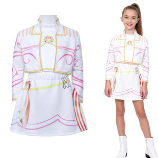 女孩kpop恶魔猎人流行歌手万圣节服装装扮舞台套装猎魔女团童装