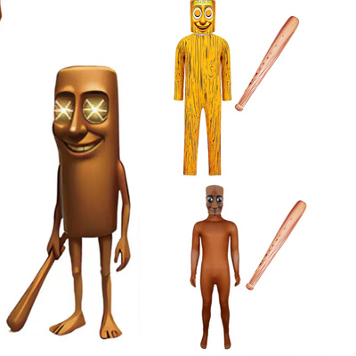 TungTungTungSahur意大利brainrot木棍人cos服山海经万圣节表演服