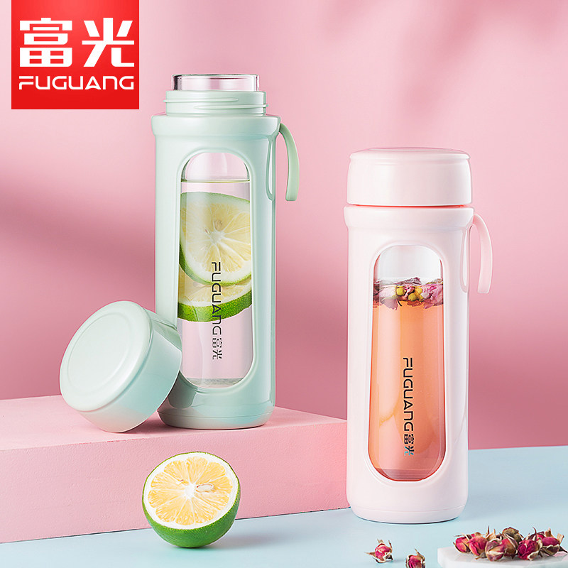 富光隔热防摔风泡茶玻璃杯