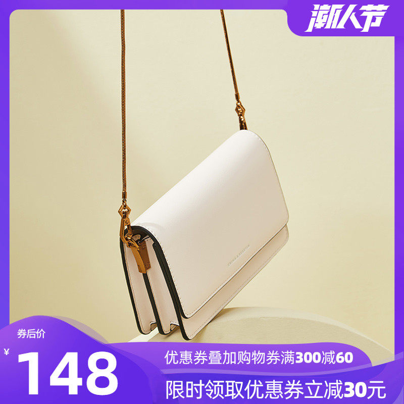 夏天小方包2020新款小清新包包女百搭时尚潮单肩斜挎链条迷你小包