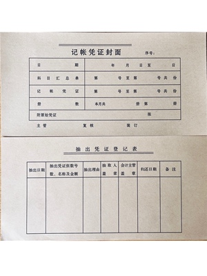 封面封底牛皮纸凭证封面林星