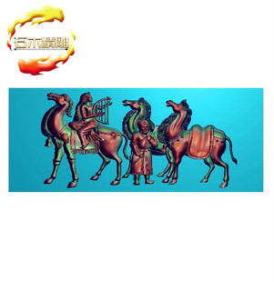 新款墓碑碑板5-028 人物石碑雕刻图边板栏板精雕图灰度浮雕图